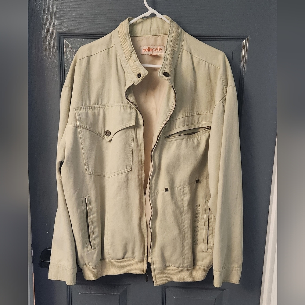 Old school beige Men's jacket